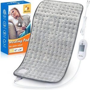 XL Electric Heating Pad with Auto Shut Off in 90 min, 3 Heat Settings12" x 24"